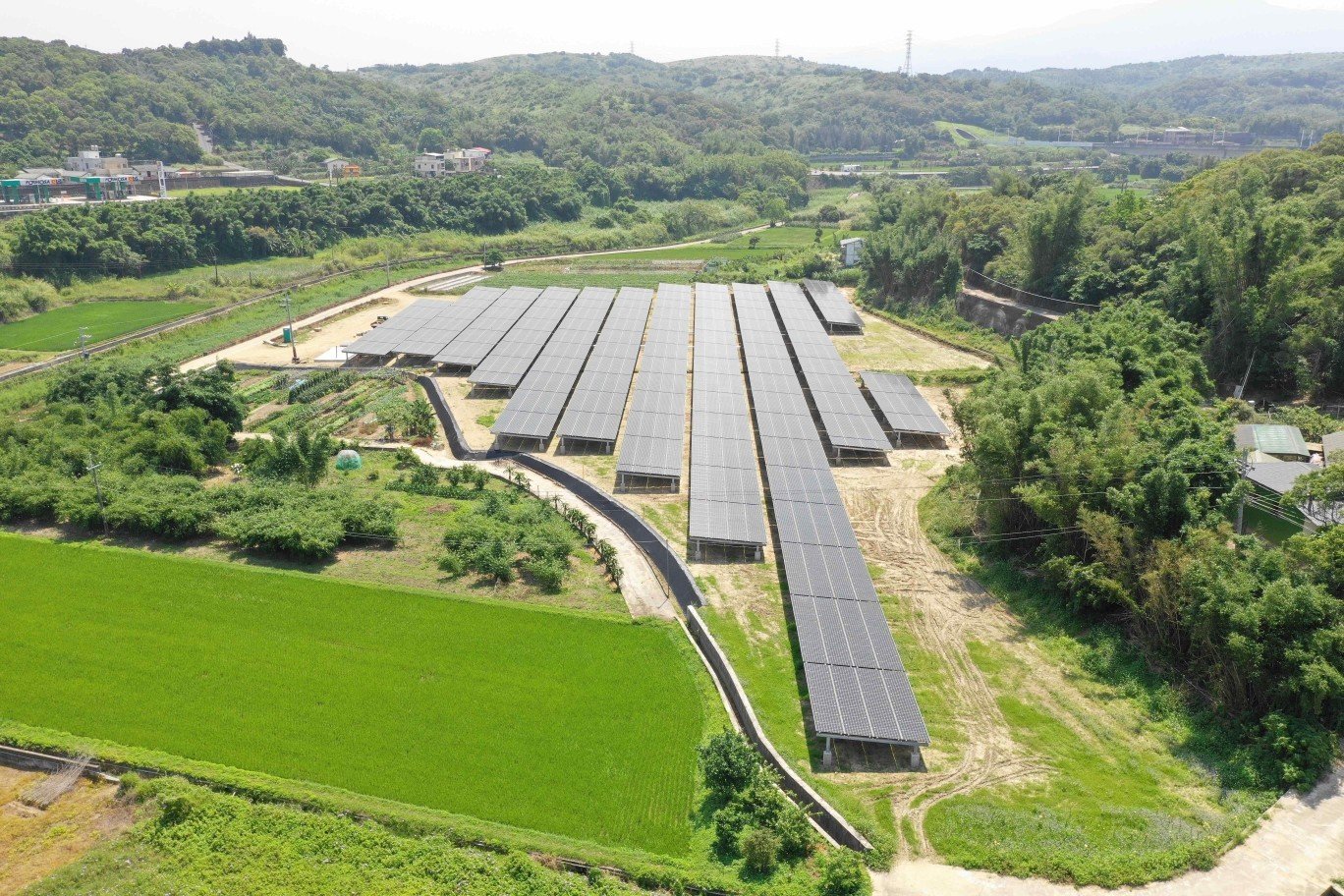 苗栗太陽能、農地種電、太陽能種電、太陽能發電、地面太陽能、台灣太陽能